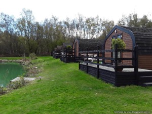 Delux glamping pods Decking